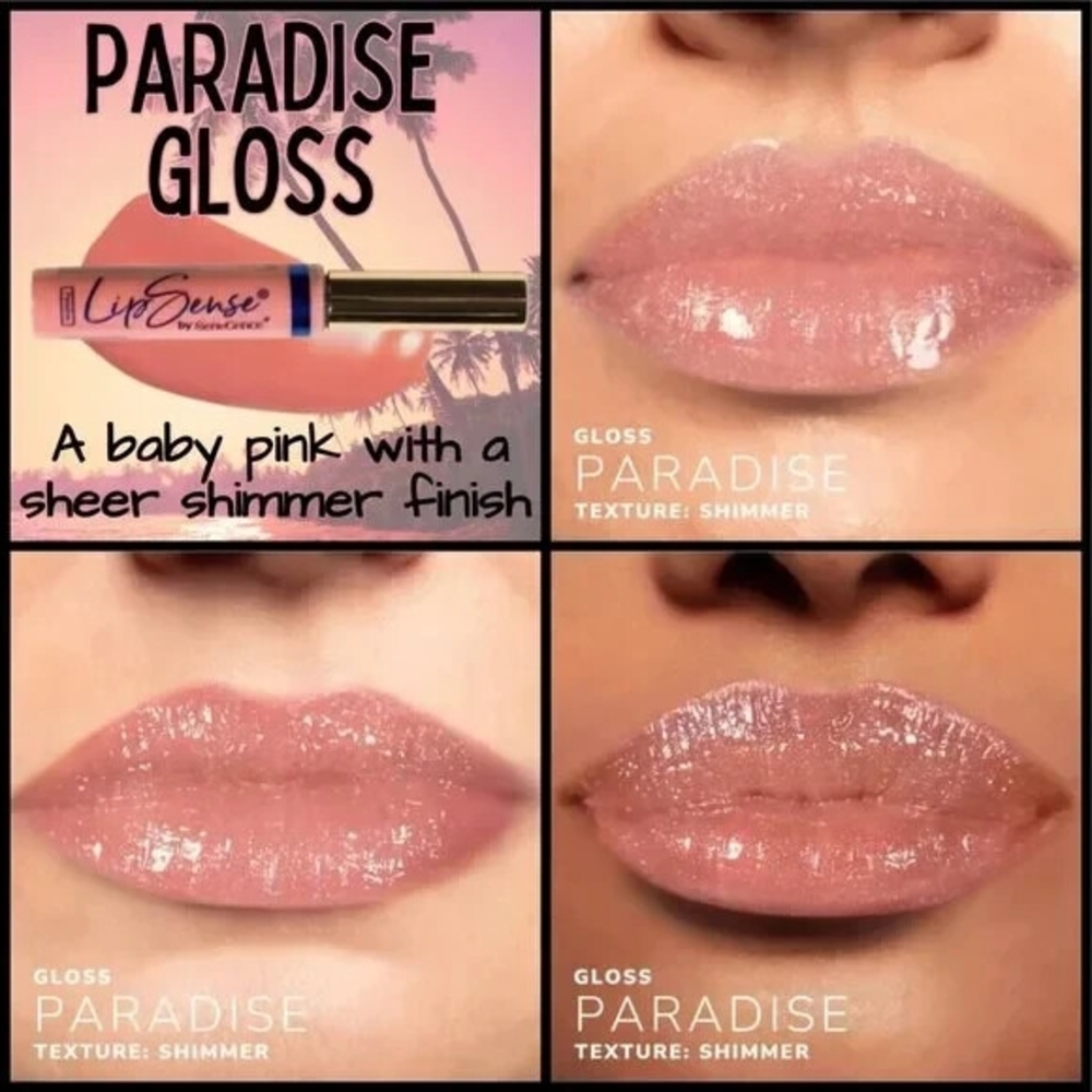 LipSense Pink Gloss Shimmer Lip Balm